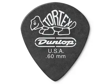 Dunlop Tortex® Pitch Black Jazz III 0.60
