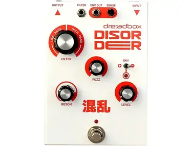 Dreadbox Disorder Aggressive Analog Fuzz Effects Pedal White