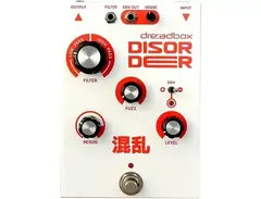 Dreadbox Disorder Aggressive Analog Fuzz Effects Pedal White