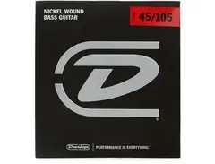 Dunlop DBN45105 Nickel Wound Steel Bass Guitar Strings - .045-.105 Medium