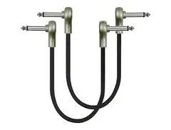 Kirlin Skinny Pedal Cable, 1/4" Right Angle To 1/4" Right Angle (2-Pack) 1 Ft. main image