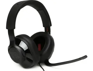 JBL Lifestyle Quantum 300 Over-Ear Headset with Mic, 3.5mm + USB