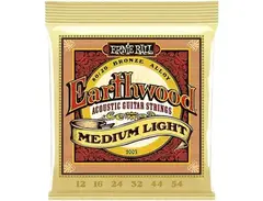 Ernie Ball 2003 Earthwood 80/20 Bronze Medium Light Acoustic Strings