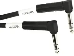 MXR DCIST01RR TRS Stereo Cable - Right Angle to Right Angle - 1 foot