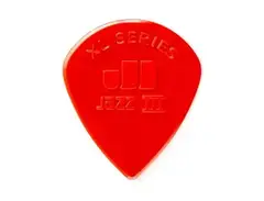 Dunlop Jazz III XL Nylon 1.38mm Guitar Picks - Red