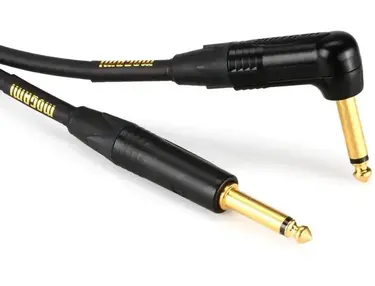 Mogami Gold Instrument 25R Straight to Right Angle Instrument Cable - 25 foot