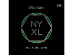 D'Addario NYNW068 Single NYXL Nickel Wound .068