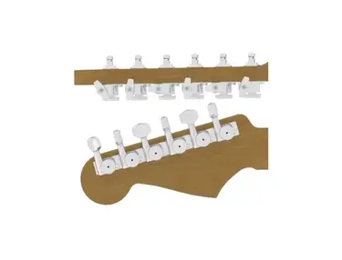 Hipshot Guitar Tuner Upgrade Kit for 6 Inline Headstocks (10mm Post Hole) 6K1EL0C