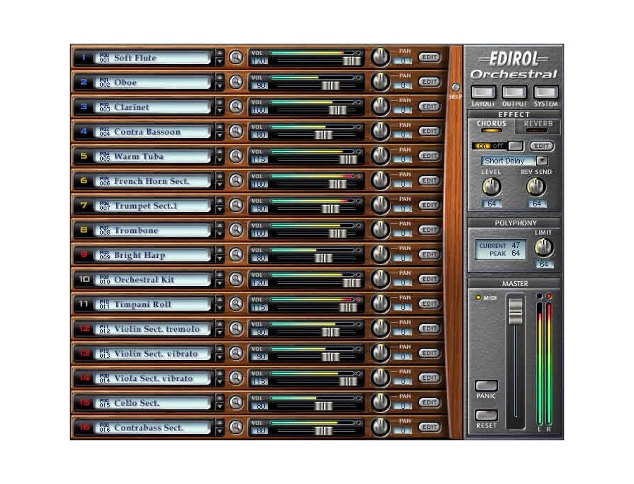 Edirol EDIROL Orchestral - ranked #45 in Virtual Instrument | Equipboard