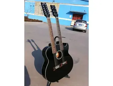Ktone 6/12 acoustic double neck guitar