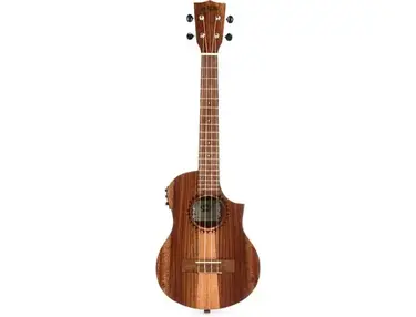 Kala Teak Tri-Top Tenor Acoustic-electric Ukulele