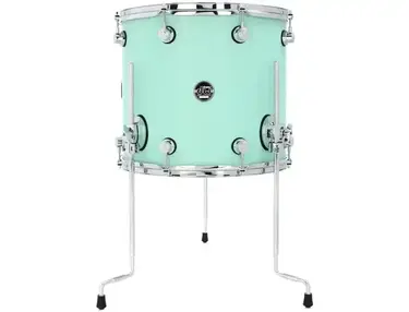 DW Performance Series Floor Tom - 14 x 16 inch - Satin Sea Foam - Sweetwater Exclusive
