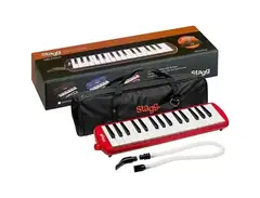 Stagg 32 Key Melodica With Gig Bag Red main image