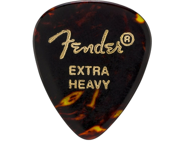 Fender 451 Extra Heavy Celluloid Picks - Tortoiseshell