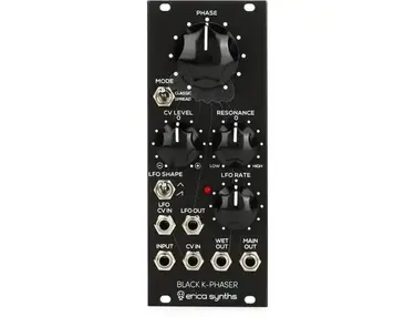 Erica Synths Black K-Phaser Eurorack Analog Phaser Module