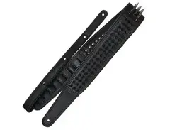 Richter Straps Blackness Gunblack Spikes Guitar Strap #1813 main image