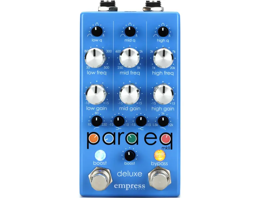 Empress ParaEq MKII Deluxe Equalizer and Boost Pedal - What To