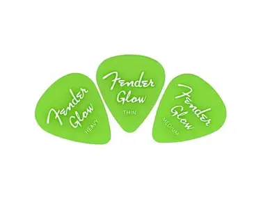 Fender 351 Glow In The Dark Pick Variety Pack (12)