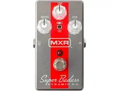 Mxr M249 Super Badass Dynamic O.D. Effects Pedal Silver And Red