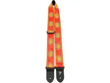 Perri's Jacquard Guitar Strap Red Suns