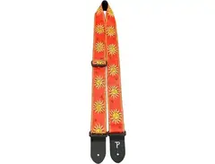 Perri's Jacquard Guitar Strap Red Suns main image