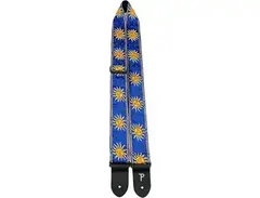Perri's Jacquard Guitar Strap Blue Suns