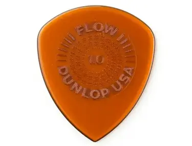 Dunlop 549P10 Flow Standard Grip 1mm Guitar Picks (6-Pack)