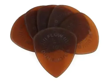 Dunlop 549P100 Flow Standard Grip Guitar Picks 1.0mm 6-pack
