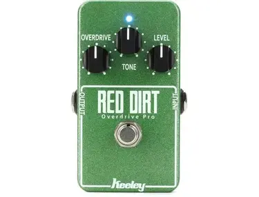 Keeley Red Dirt Overdrive Germanium Overdrive Pedal - Green Sparkle, Sweetwater Exclusive