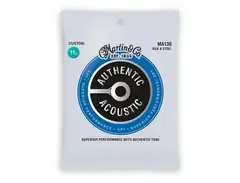 Martin MA130 Authentic Acoustic SP Silk & Steel Folk Acoustic Guitar Strings - Custom (.115 - .47)