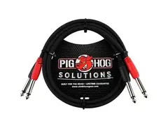 Pig Hog 1/4" 1/4" Dual Cable 3 Ft. main image