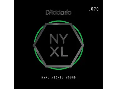 D'Addario NYNW070 Single NYXL Nickel Wound .070