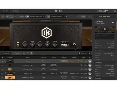 IK Multimedia ToneX Modeling Software