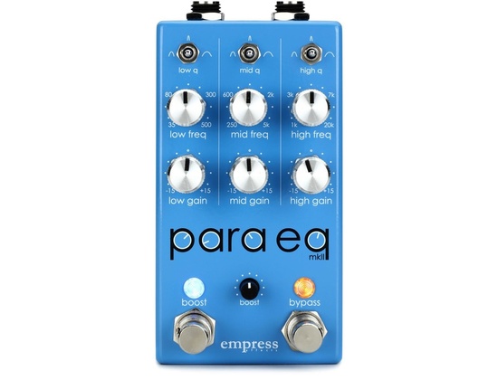 Empress ParaEQ MKII Equalizer and Boost Pedal | Equipboard