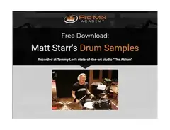 Pro Mix Academy Matt Starr Drum Samples main image