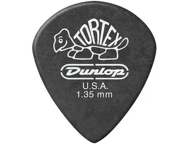 Dunlop Tortex Pitch Black Jazz III 1.35mm Guitar Picks