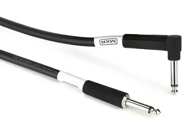 MXR DCIS15R Standard Straight to Right Angle Instrument Cable - 15 foot