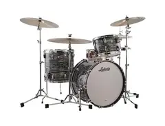 Ludwig Classic Maple 3-Piece Fab Shell Pack With 22" Bass Drum Vintage Black Oyster Pearl