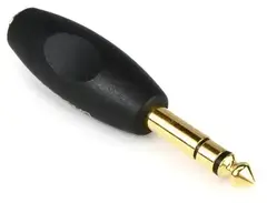 D'Addario PW-P047E 1/4 inch TRS Male to 3.5mm TRS Female Adapter