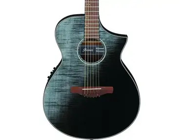 Ibanez AEWC32FMBFD Acoustic-electric Guitar - Black Sunset Fade