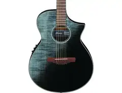 Ibanez AEWC32FMBFD Acoustic-electric Guitar - Black Sunset Fade main image