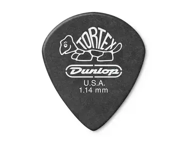 Dunlop Tortex Pitch Black Jazz III 1.14mm Guitar Picks