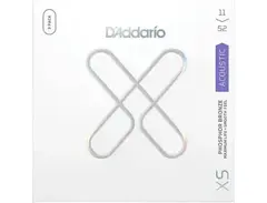 D'Addario	XS Phosphor Bronze Coated Acoustic Guitar Strings - Custom Light (11-52)