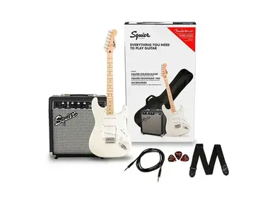 Squier Stratocaster Limited-Edition Electric Guitar Pack With Squier Frontman 10G Amp
