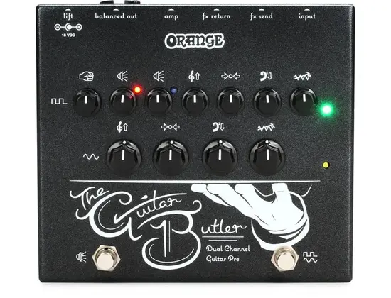Orange Guitar Butler Dual-channel Guitar Preamp Pedal