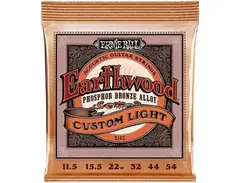 Ernie Ball Earthwood Phosphor Bronze Custom Light Acoustic Strings 11.5-54