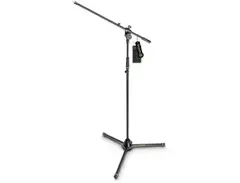 Gravity Stands MS 4321 B Microphone Stand with Tripod Folding Base and 2-Point Boom main image
