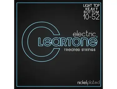 Cleartone 10-52 Light Top/Heavy Bottom Electric Nickel Plated Strings