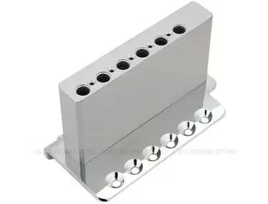Allsound Steel Block Tremolo Bridge for MIM/Import Stratocaster Strat, Narrow Spacing