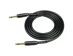 Kirlin 22Awg Instrument Cable, Carbon Black, 1/4" Straight To Straight 10 Ft. main image